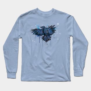 Crow Skeleton Long Sleeve T-Shirt